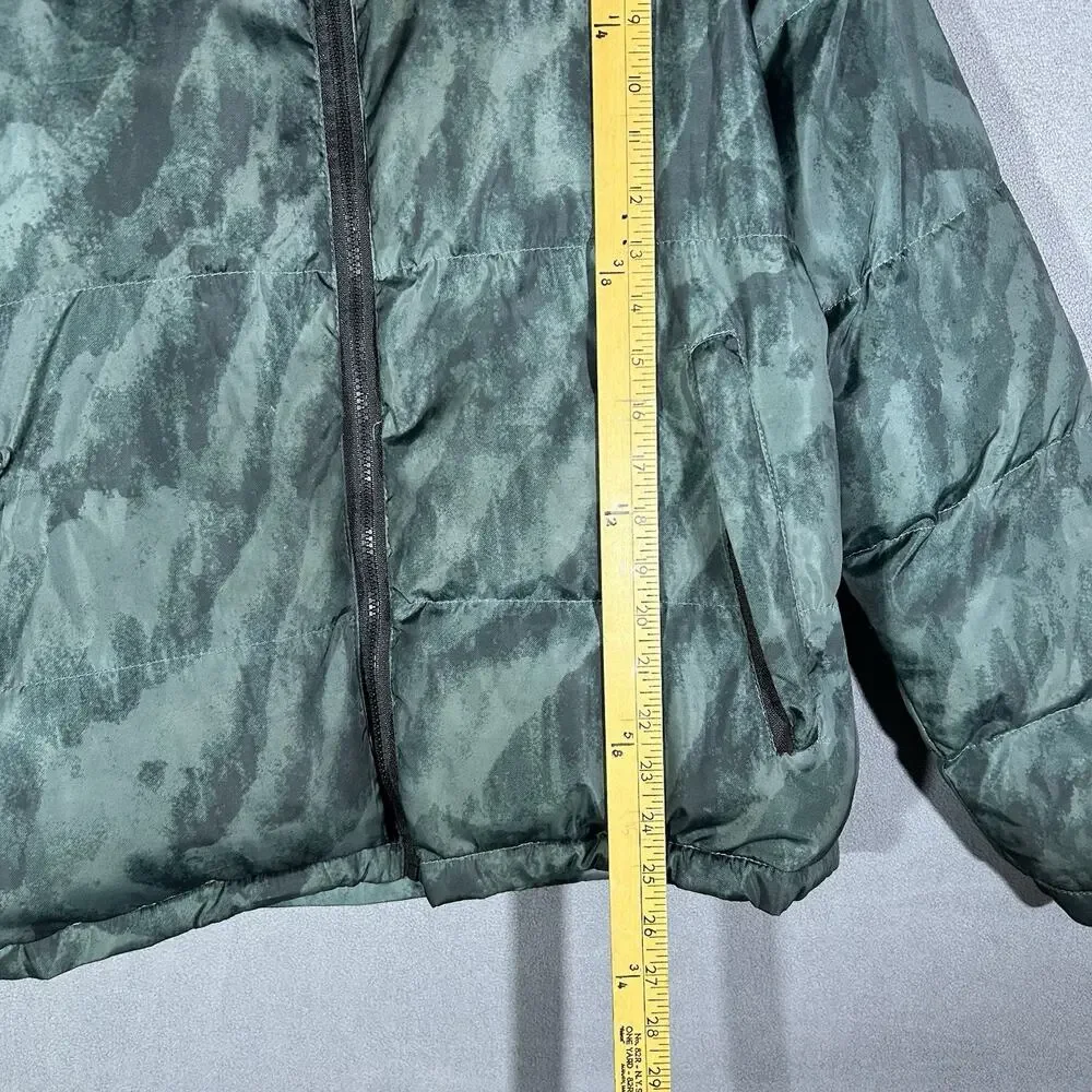The North Face Retro Nuptse 700 Camo Green Size Medium M